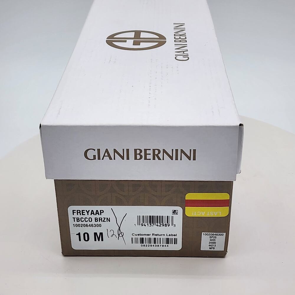 NEW - Giani Bernini FreyaAP Tobacco Bronze Slide Sandals Women's Size 10 M - Picture 9 of 9
